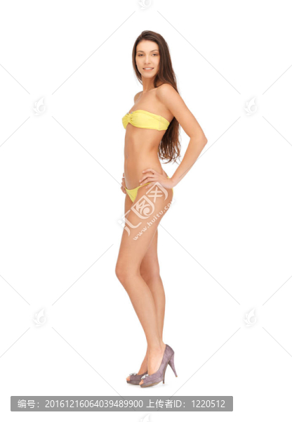 在比基尼美女