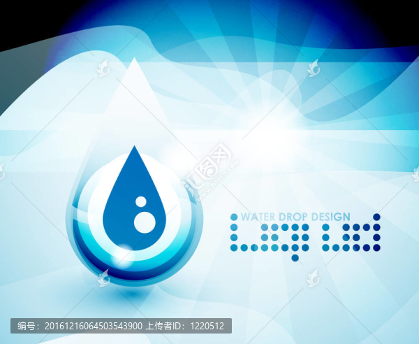 水滴背景