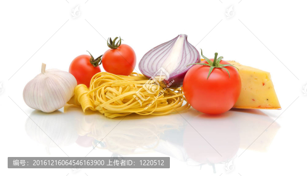 白色背景的食物