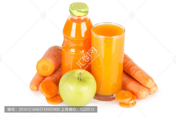 玻璃與carrot,juice
