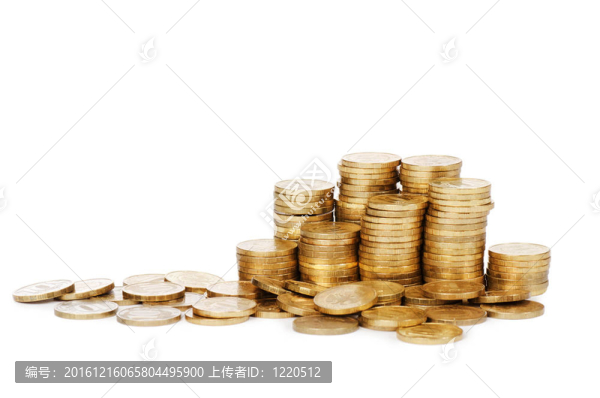 白色的庫存金幣