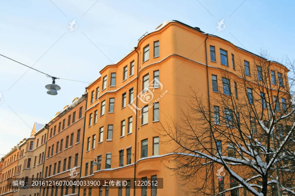 斯德哥爾摩市中心的住宅建筑