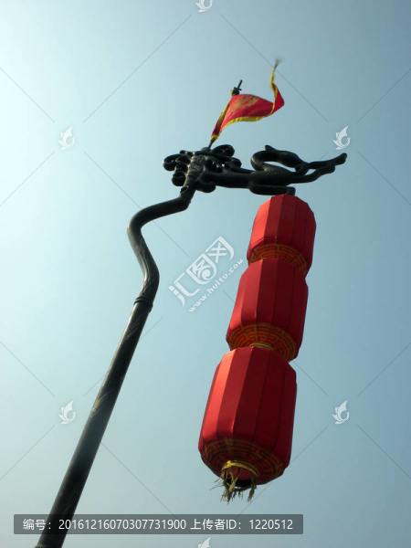 紅色的中國燈籠