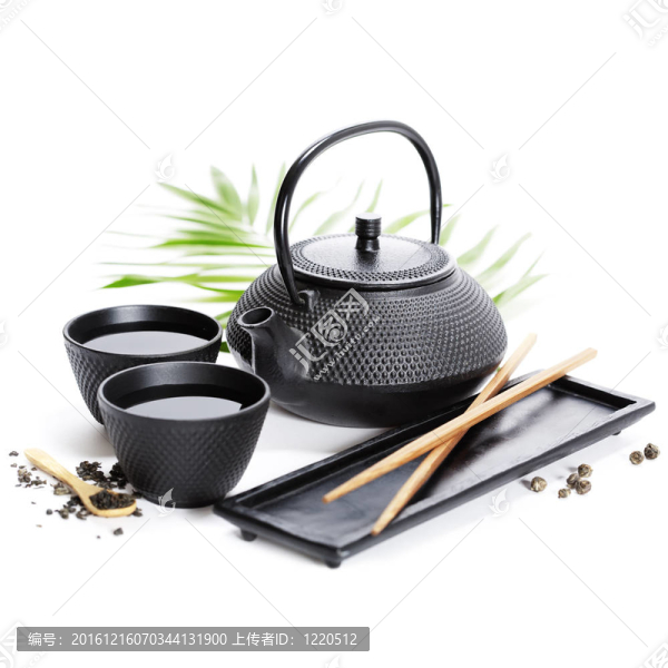 綠茶和筷子