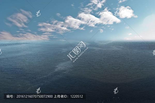 天空和大海的背景圖像
