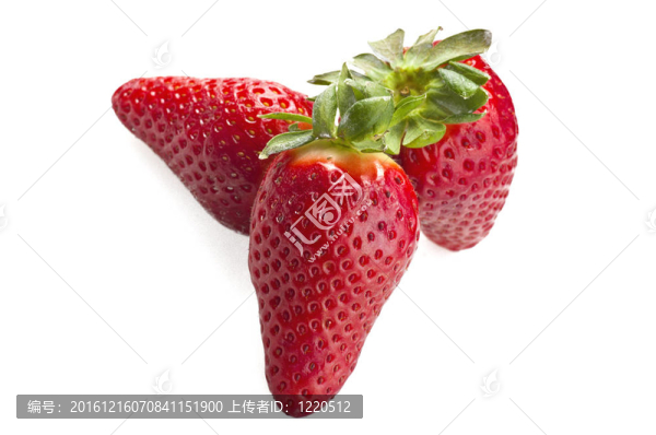 白色的美麗草莓