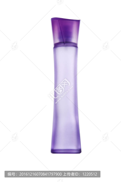 紫色的香水瓶