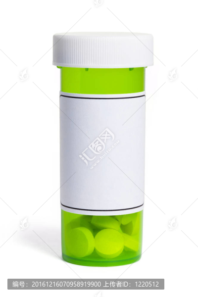 綠色的藥瓶