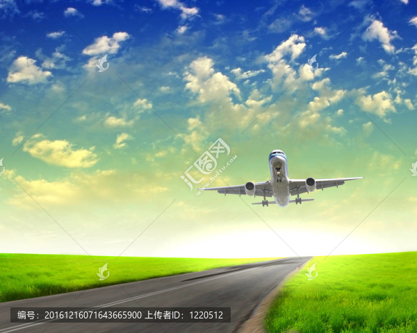 白色客機圖像
