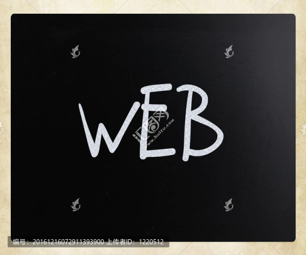 黑板上用白粉筆手寫的網(wǎng)絡