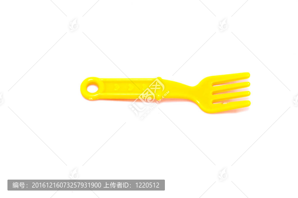 黃色玩具叉