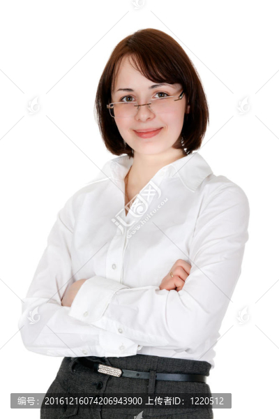 工作室中的商業(yè)女性肖像