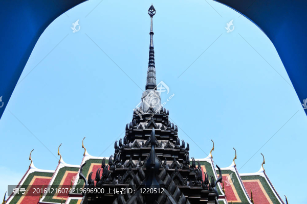 泰國(guó)的金屬宮Loha,Prasart頂