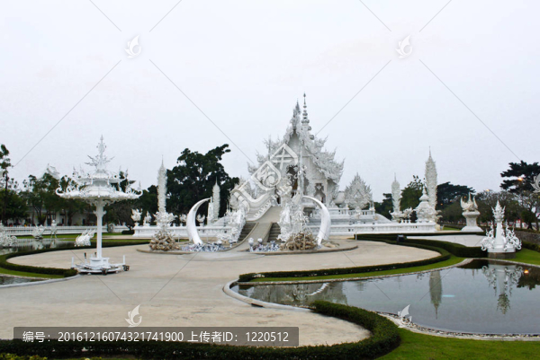 Wat,Rong,Khun；清萊；泰國(guó)。