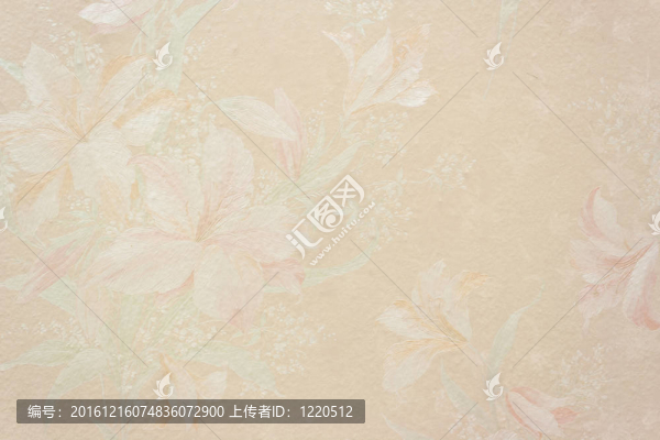 舊貨珍珠粉紅色花；壁紙