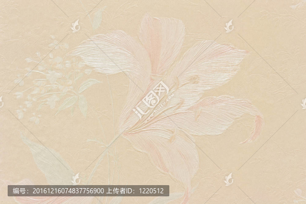 舊貨珍珠粉紅色花；壁紙