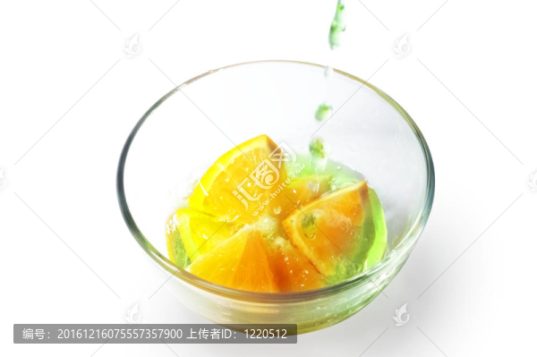 檸檬水和水果