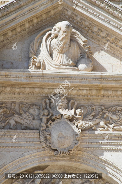 圣Eustachio教堂。Acquaviva,delle,Fonti。普利亞。意大利.