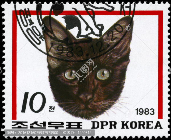 朝鮮大約1983的貓（紅色）
