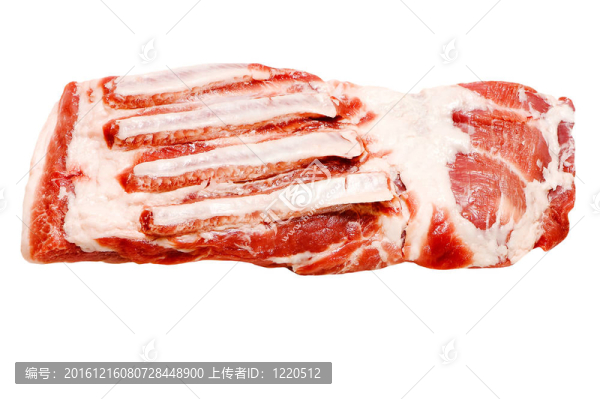 一塊新鮮的豬肉牛肉甜