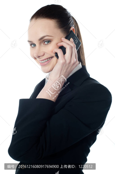 女性高管談手機