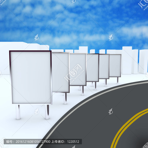 馬路上的廣告牌