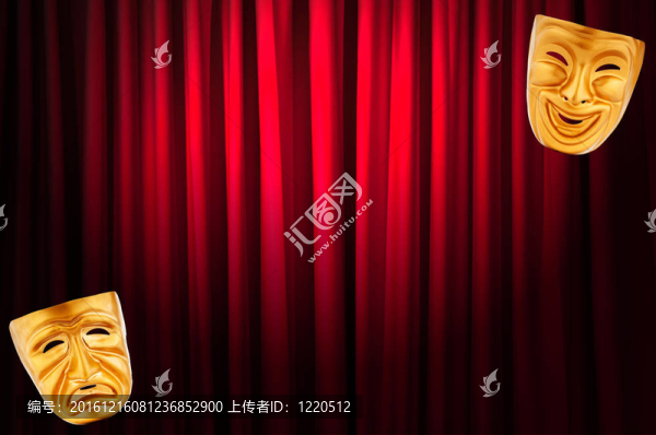 帶面具的戲劇表演概念