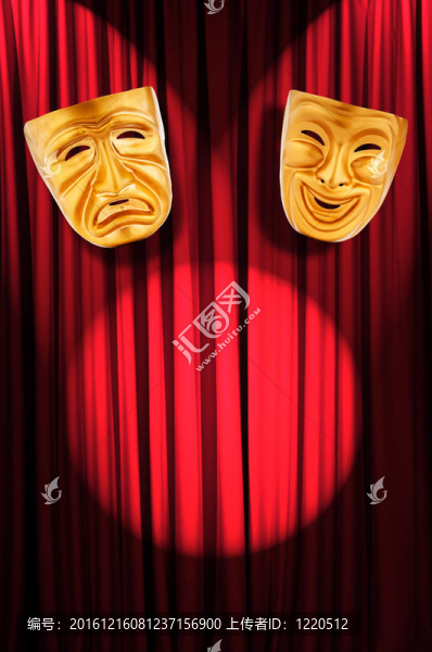 帶面具的戲劇表演概念