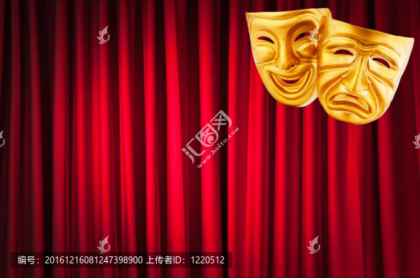 帶面具的戲劇表演概念