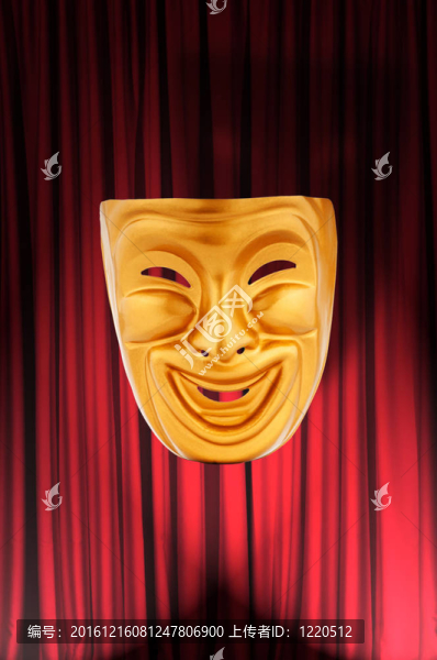 帶面具的戲劇表演概念