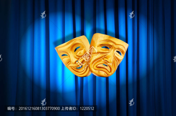 帶面具的戲劇表演概念