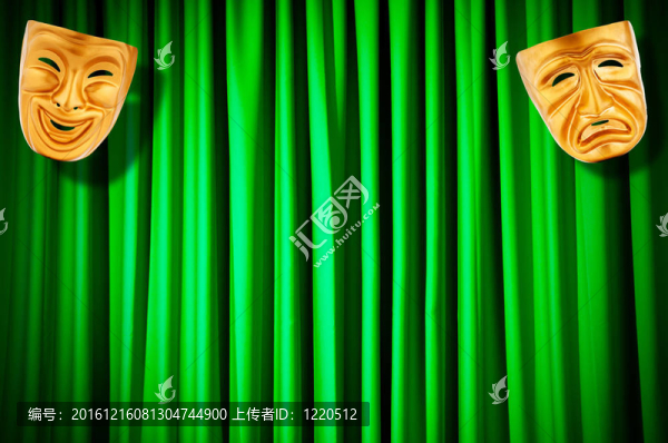 帶面具的戲劇表演概念