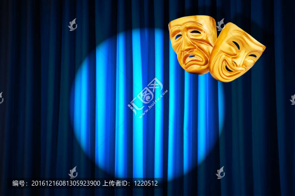 帶面具的戲劇表演概念