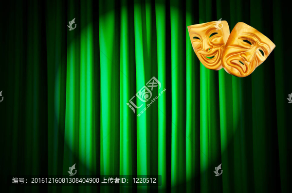 帶面具的戲劇表演概念