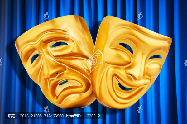 帶面具的戲劇表演概念