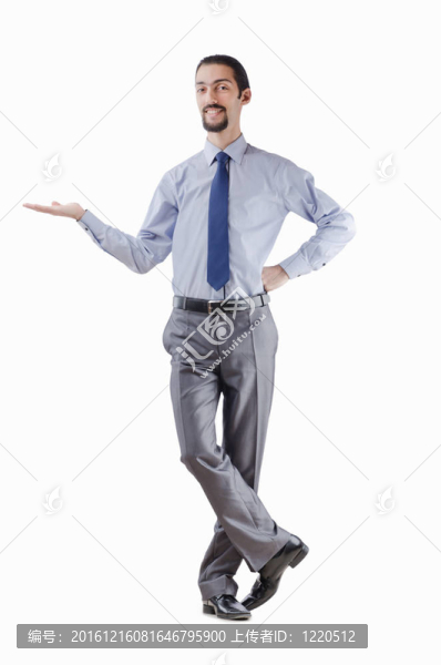 商人推開虛擬障礙