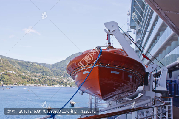 橙色救生艇藍(lán)繩Cruise,Ship