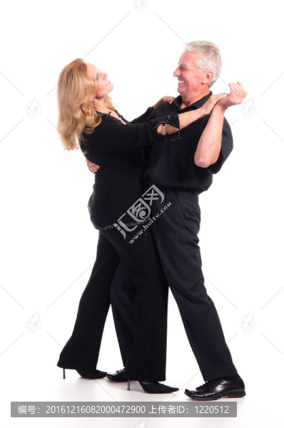 老夫婦跳舞
