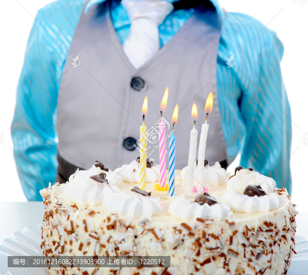 美麗小男孩生日快樂