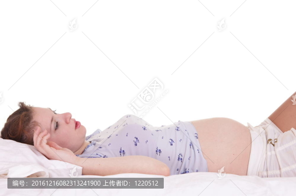 懷孕的女人的謊言
