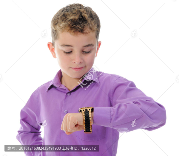 情感男孩的畫像。