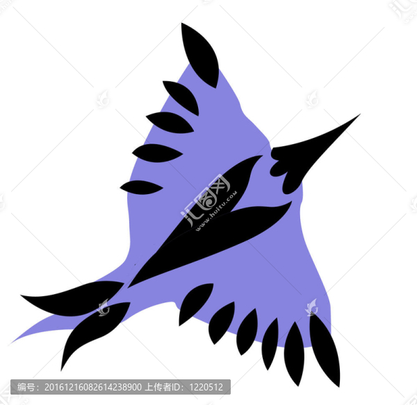 白色背景上的鳥(niǎo)剪影