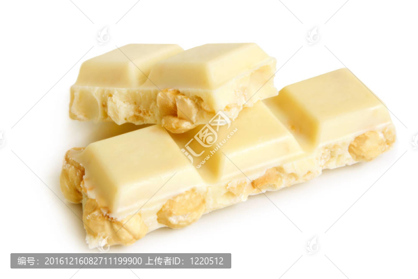 白巧克力果仁片