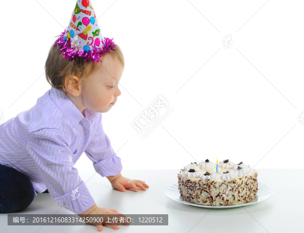 美麗小男孩生日快樂