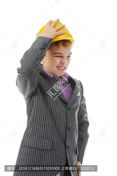 小微笑建設(shè)者在頭盔