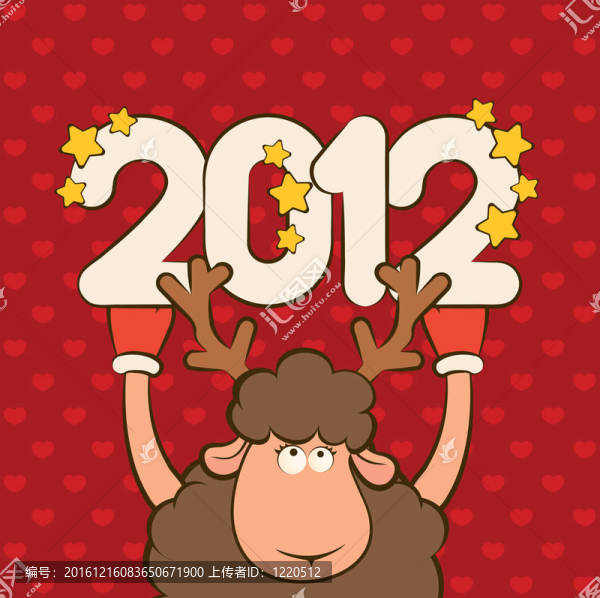 圣誕滑稽鹿。