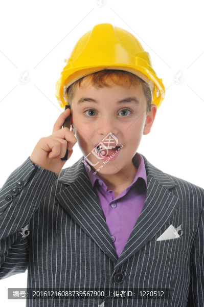 小微笑建設(shè)者在頭盔