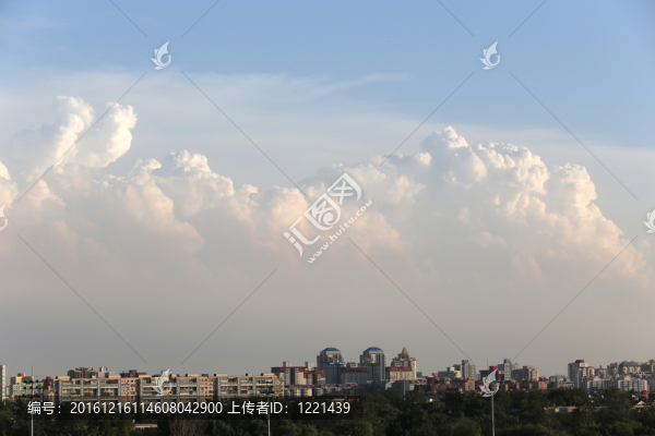 北京城市風(fēng)光大面積云彩