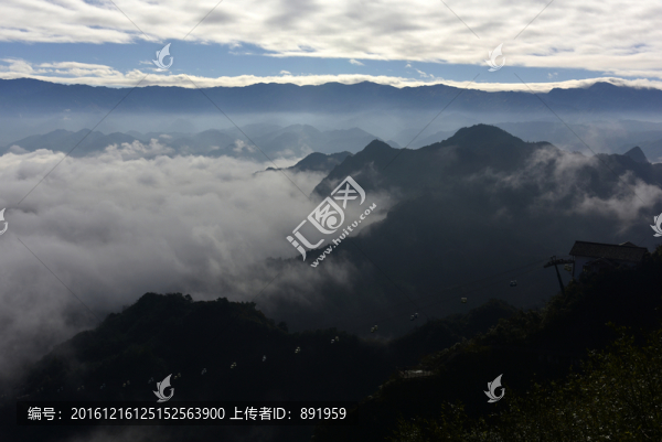 湖南新寧崀山丹霞云海風光