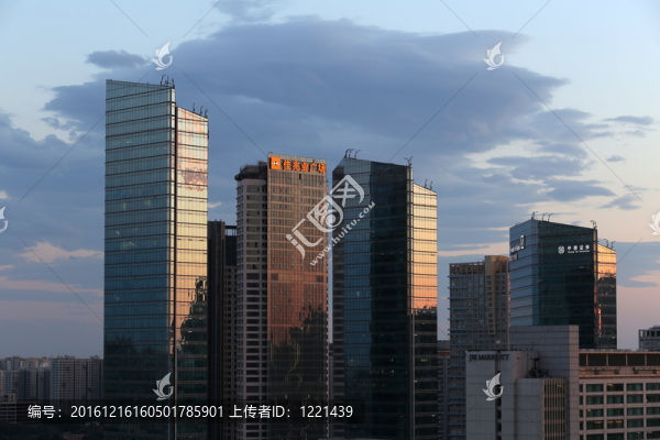國(guó)貿(mào)中央商務(wù)區(qū)夜景圖片